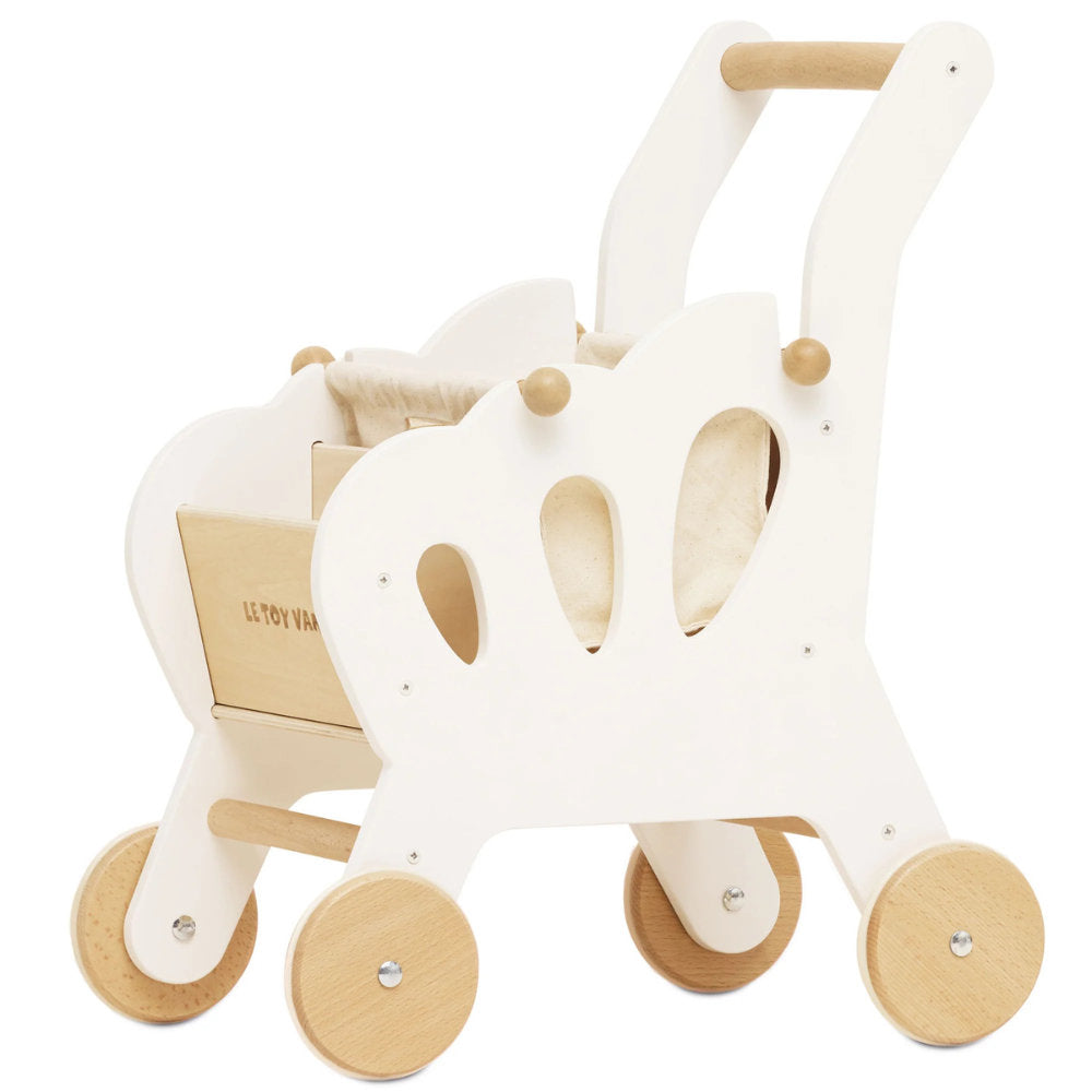 Le Toy Van – Wooden Shopping Grocery Trolley & Bag