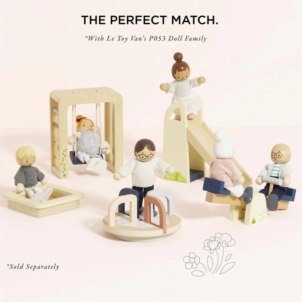 Le Toy Van – Dolls House Furniture: Outdoor Play – 5pcs