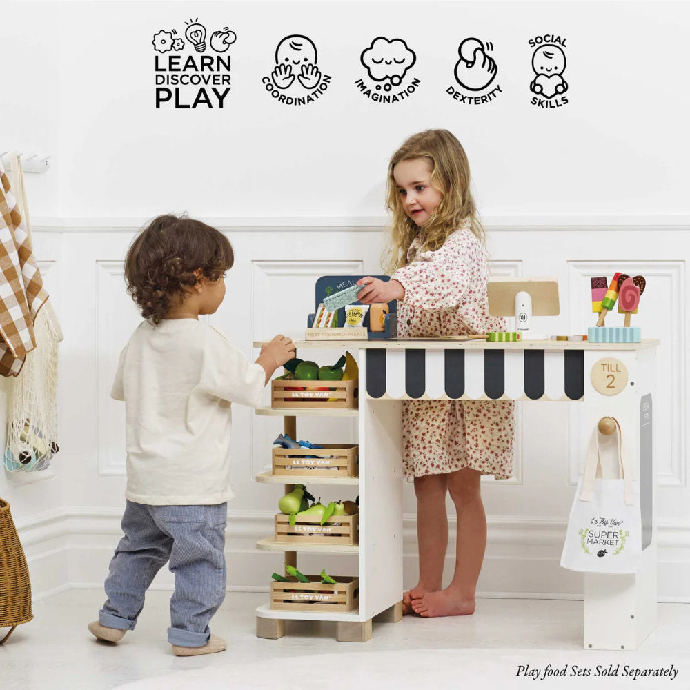 Le Toy Van – Wooden Supermarket Till Checkout & Accessories