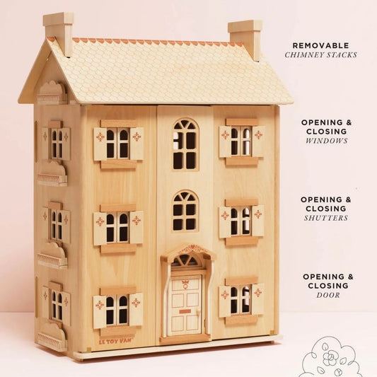 Le Toy Van – The Grand Natural Wood Dolls House