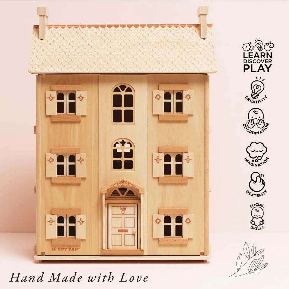 Le Toy Van – The Grand Natural Wood Dolls House