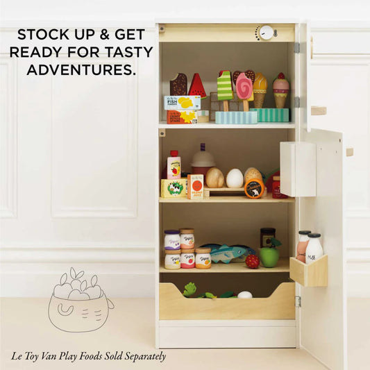Le Toy Van – Wooden Freestanding Fridge Freezer – 10pcs