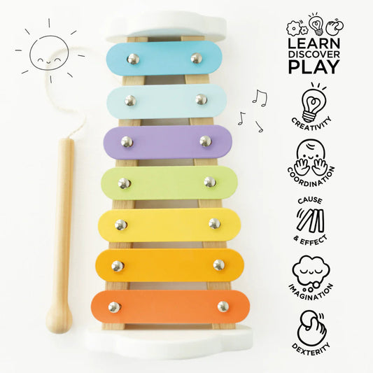 Le Toy Van – Wooden Rainbow Xylophone – 2pcs