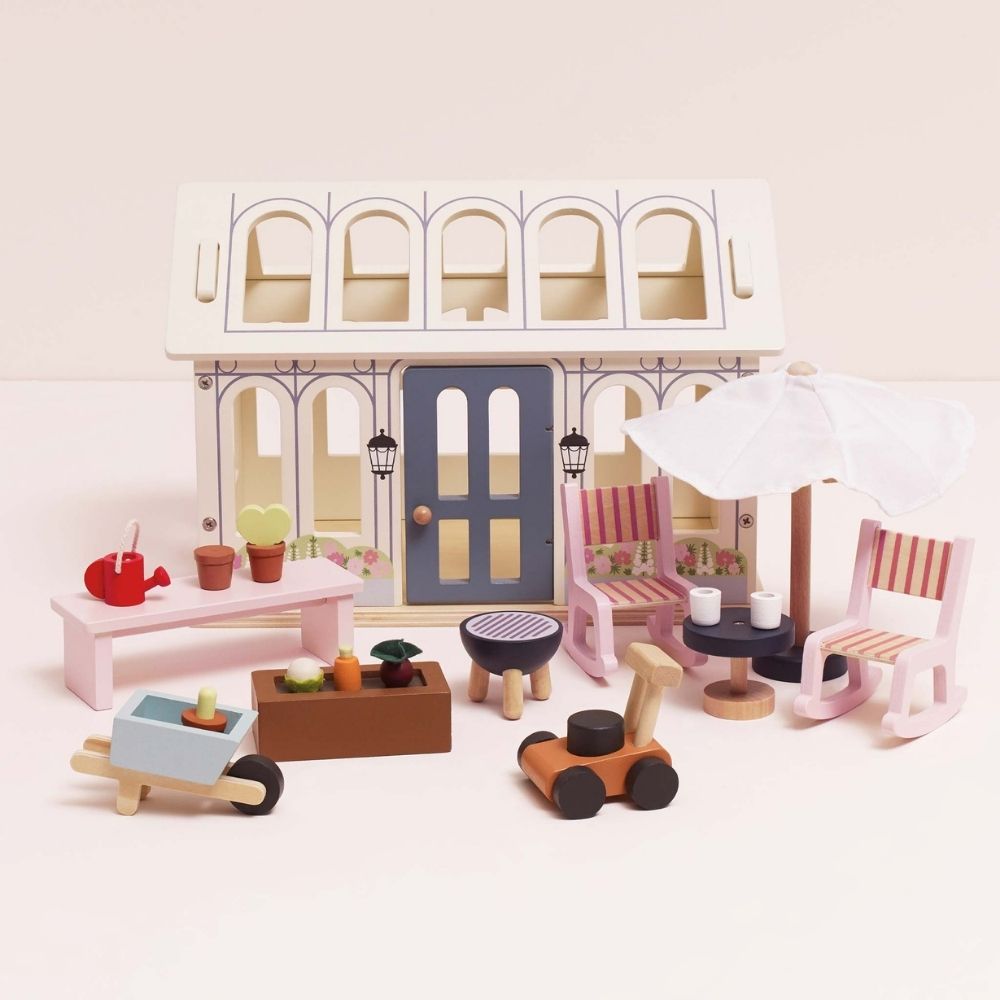 Le Toy Van – Dolls House Furniture: Conservatory – 5pcs