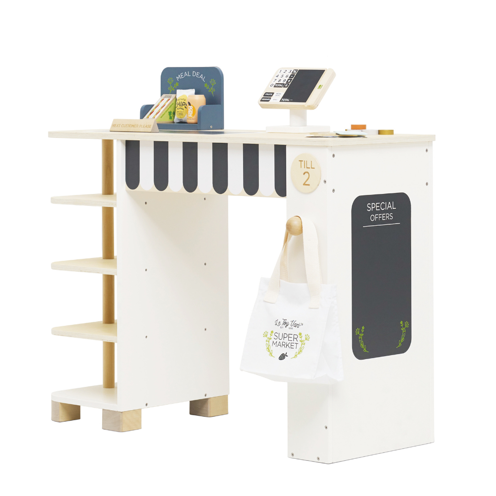 Le Toy Van – Wooden Supermarket Till Checkout & Accessories