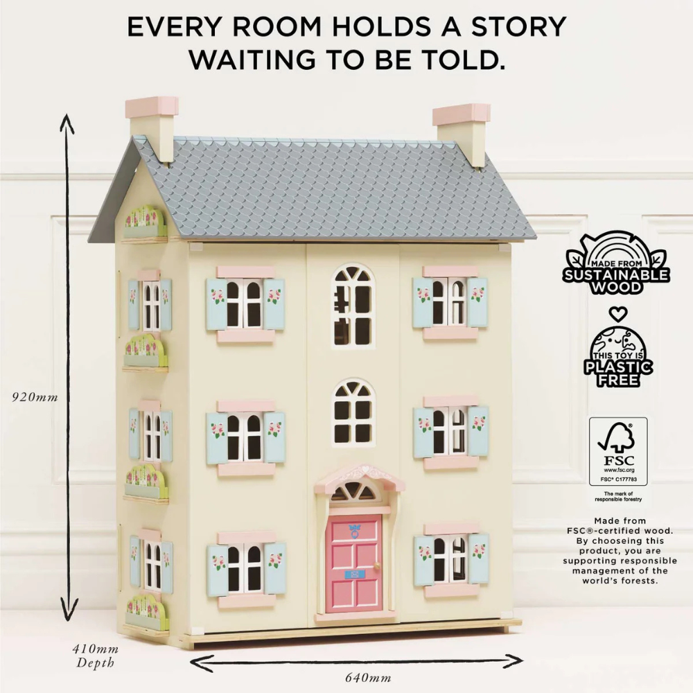 Le Toy Van – Cherry Tree Hall Wooden Dolls House
