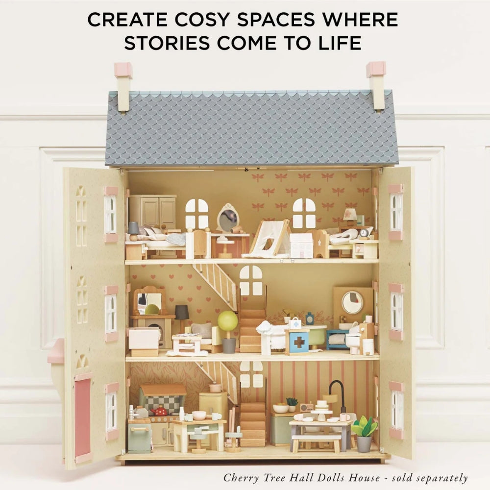 Le Toy Van – Dolls House Furniture: Dining Room Set – 18pcs