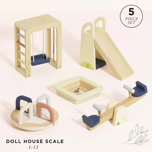 Le Toy Van – Dolls House Furniture: Outdoor Play – 5pcs