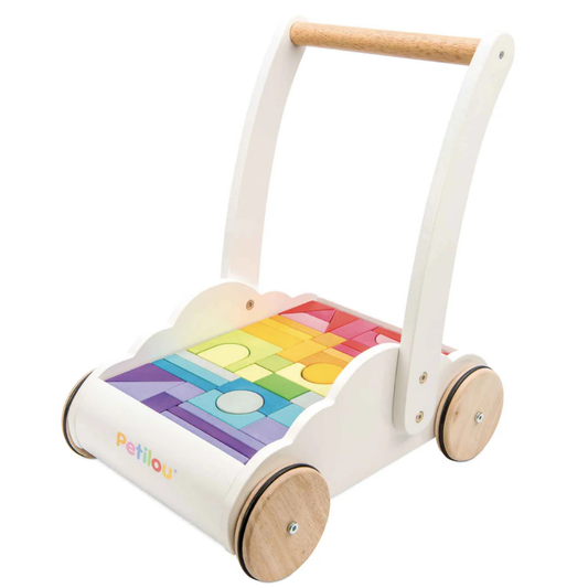 Le Toy Van – Rainbow Baby Walker & Wooden Blocks