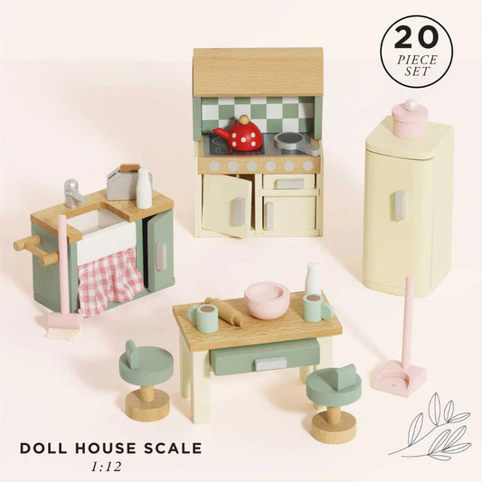 Le Toy Van – Dolls House Furniture: Kitchen – 20pcs