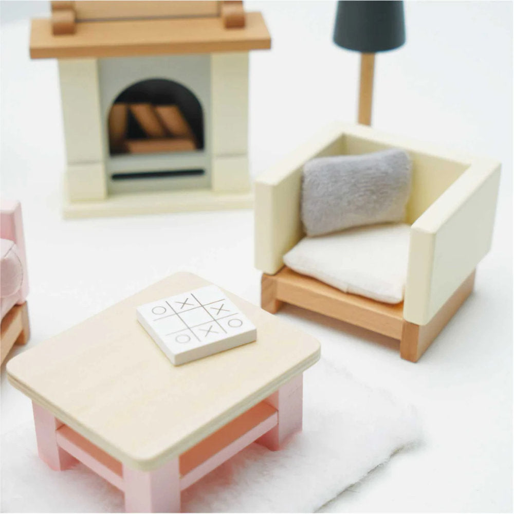 Le Toy Van – Dolls House Furniture: Living Room – 19pcs
